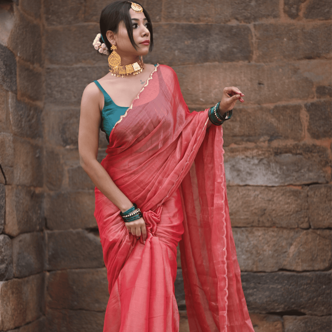 Reigning Queen Tissue Saree