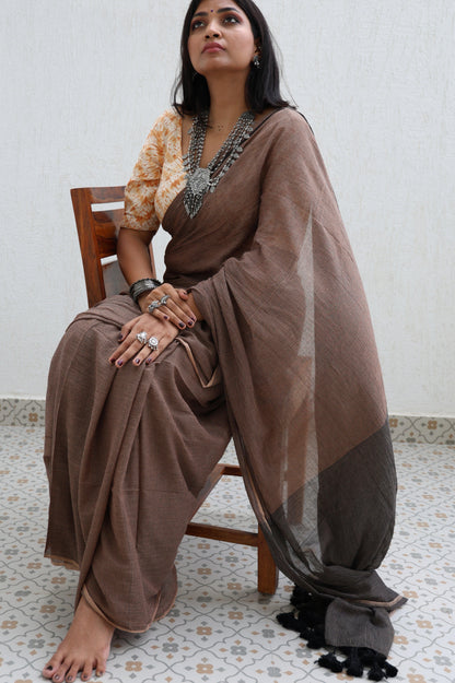 Pretty Brown Eyes Saree