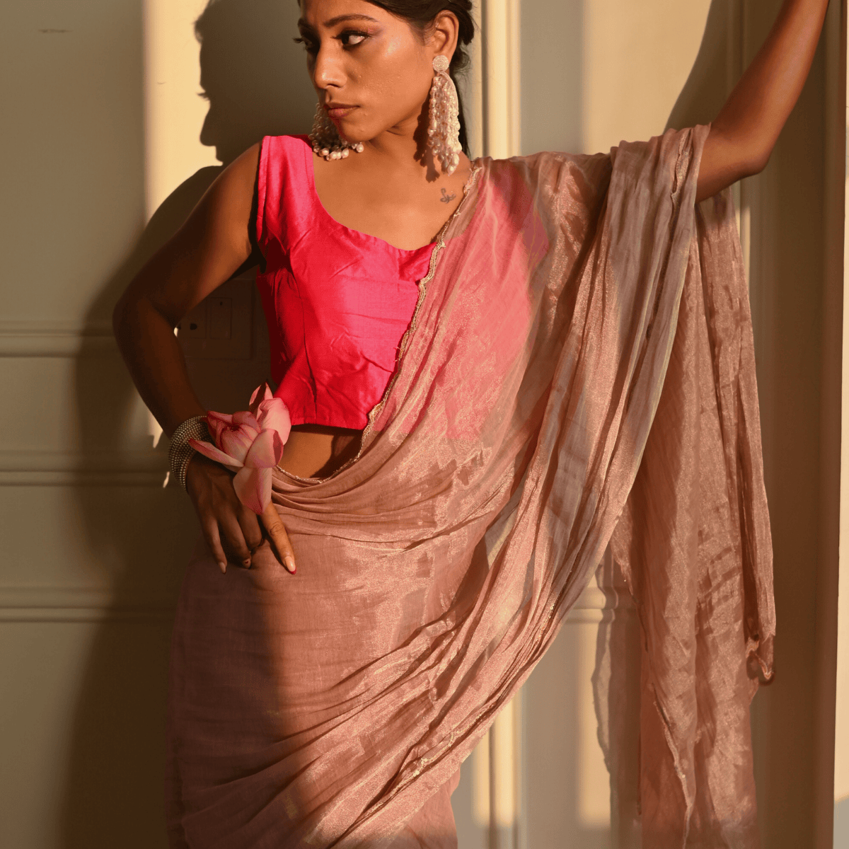 Party Princess Tissue Saree Thumbnail