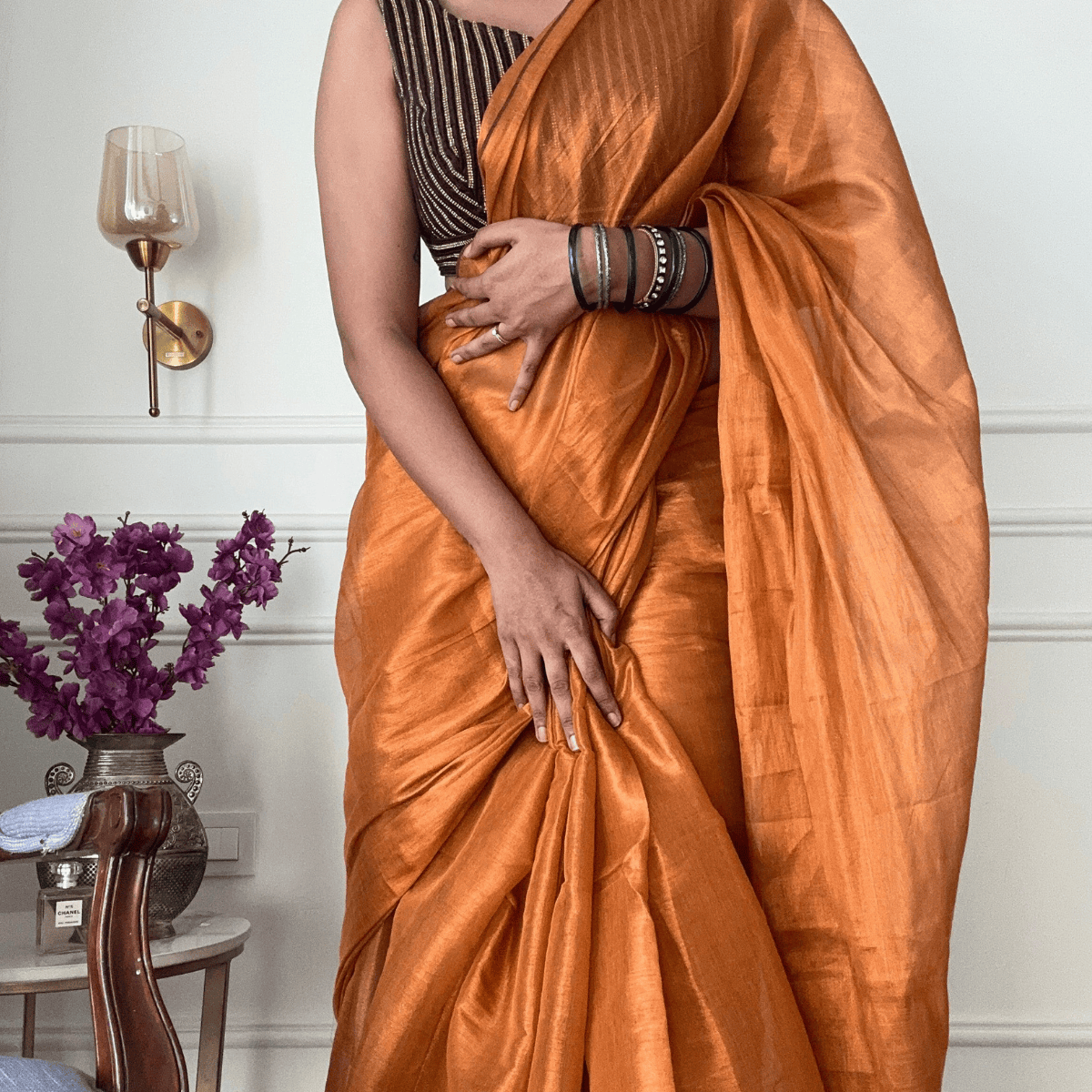 Sunshine Soiree Mul Tissue Saree Thumbnail