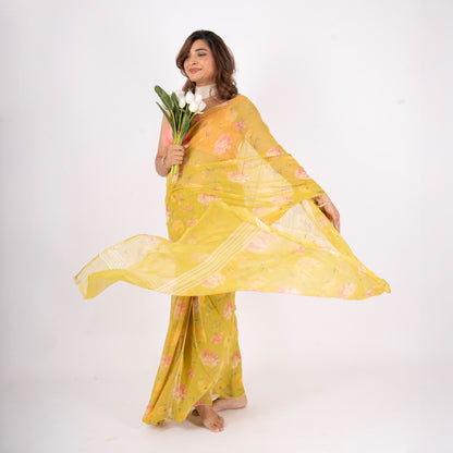 Zyra Pure Chiffon Saree