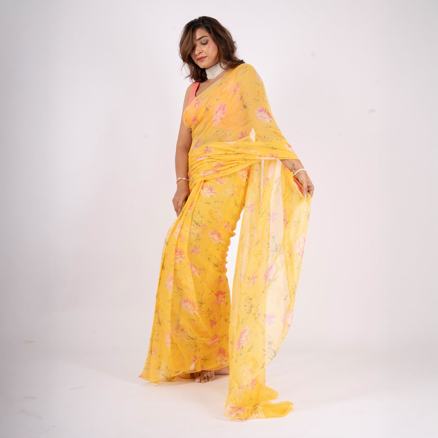 Liora Pure Chiffon Saree