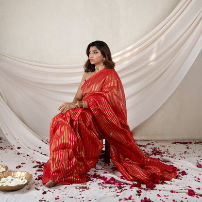 Manjari Cotton Zari Saree