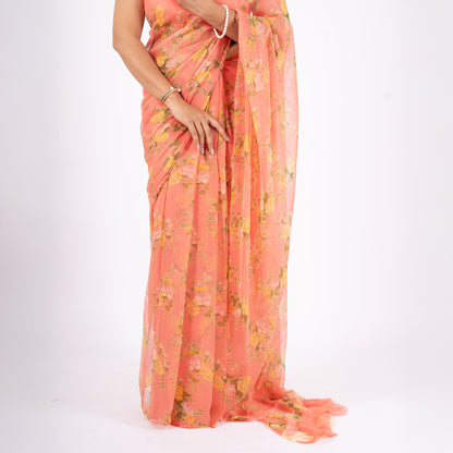 Elara Pure Chiffon Saree
