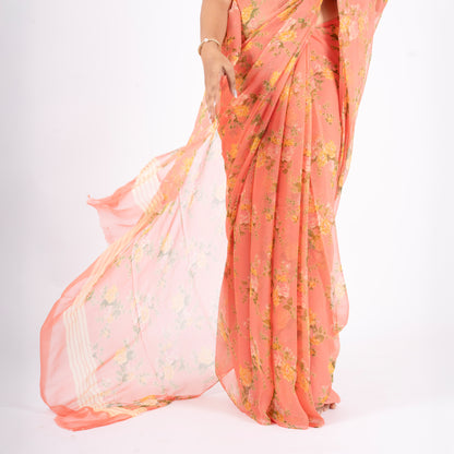 Elara Pure Chiffon Saree
