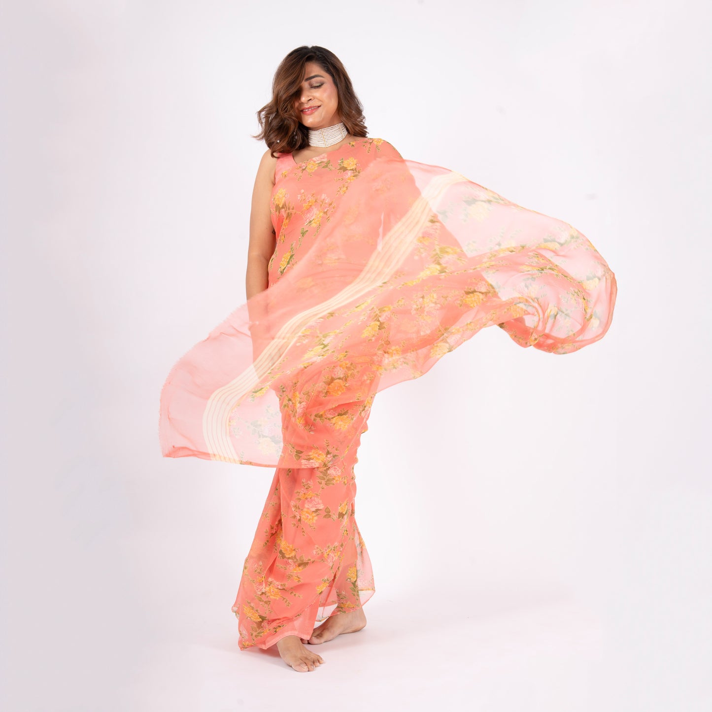 Elara Pure Chiffon Saree