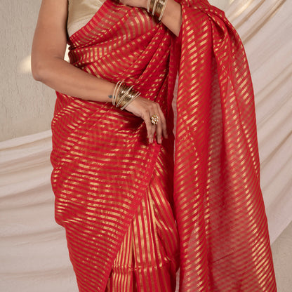 Manjari Cotton Zari Saree