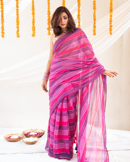 Abhira Cotton Zari Saree