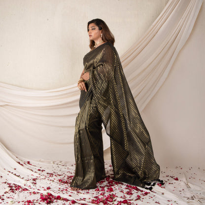 Saanjh Cotton Zari Saree