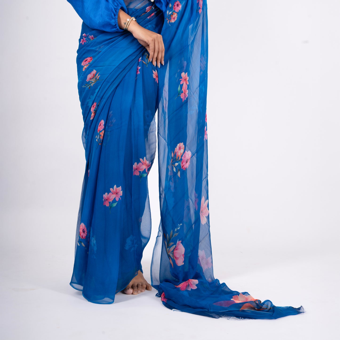 Azura Pure Chiffon Saree