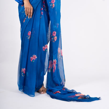 Azura Pure Chiffon Saree