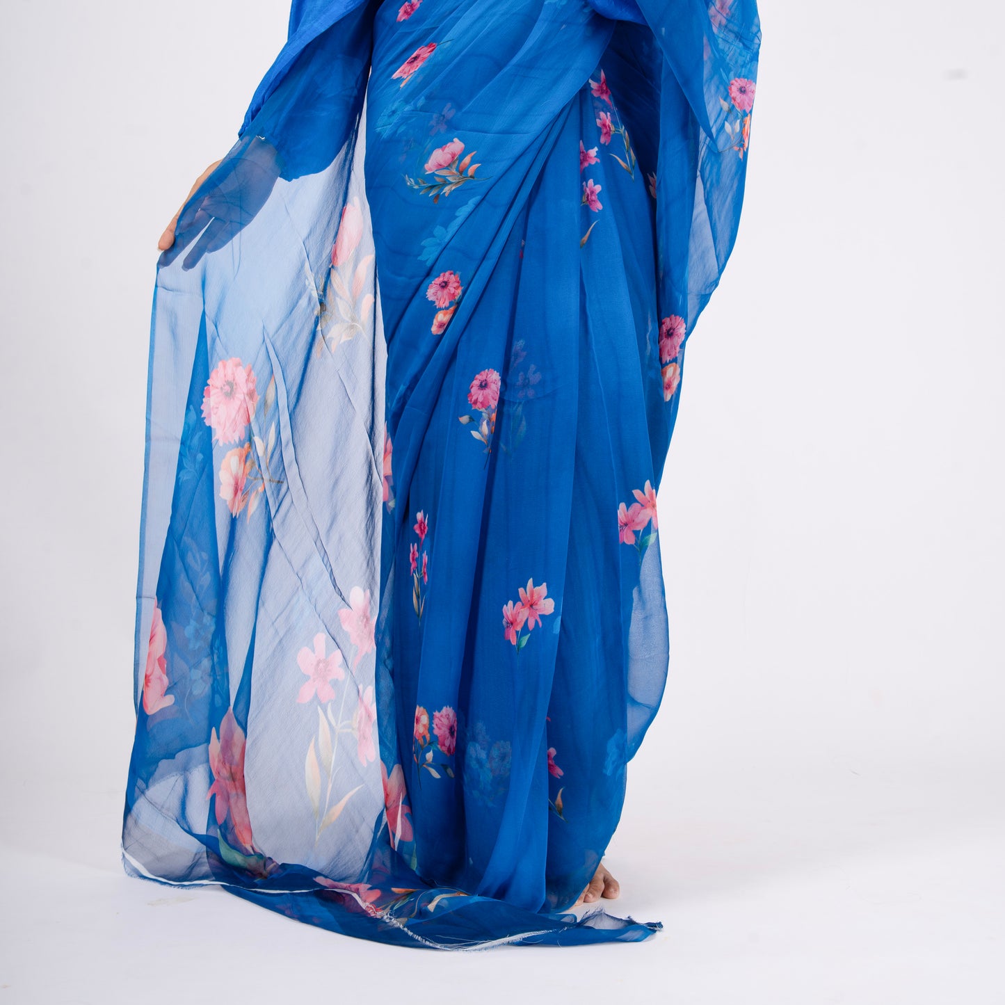 Azura Pure Chiffon Saree