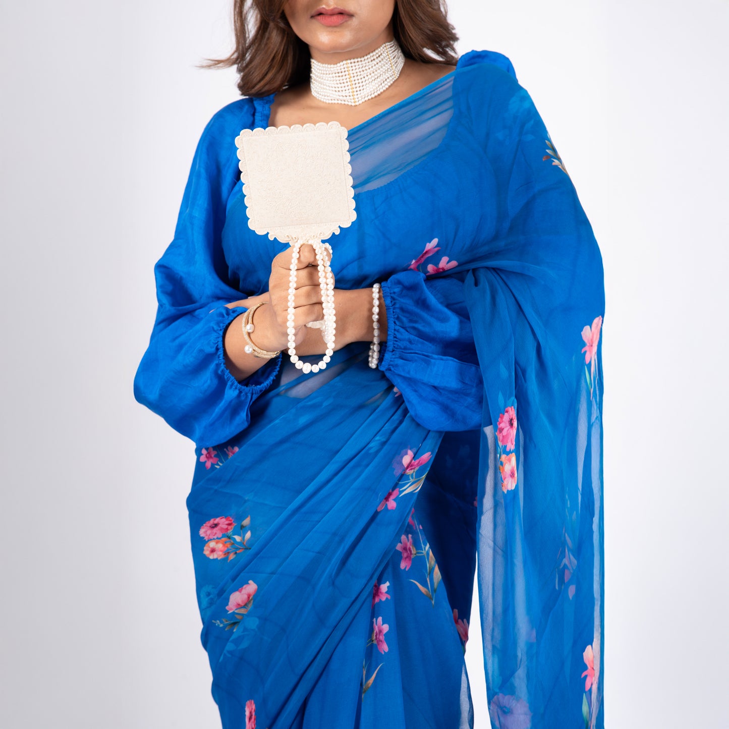 Azura Pure Chiffon Saree