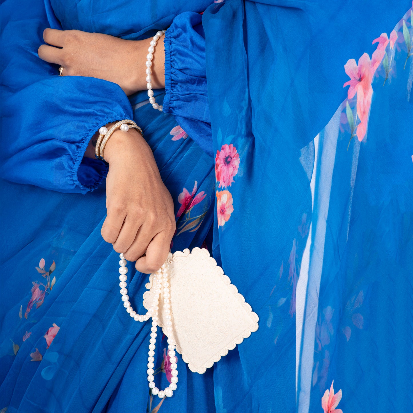 Azura Pure Chiffon Saree