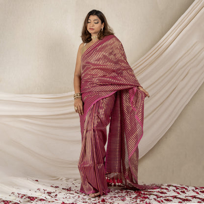 Meera Cotton Zari Saree