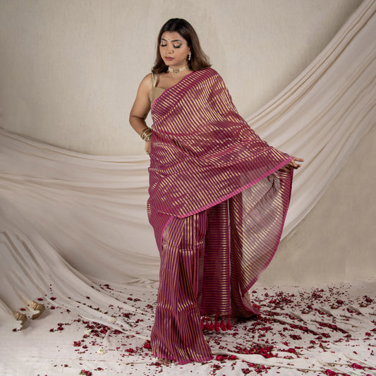 Meera Cotton Zari Saree