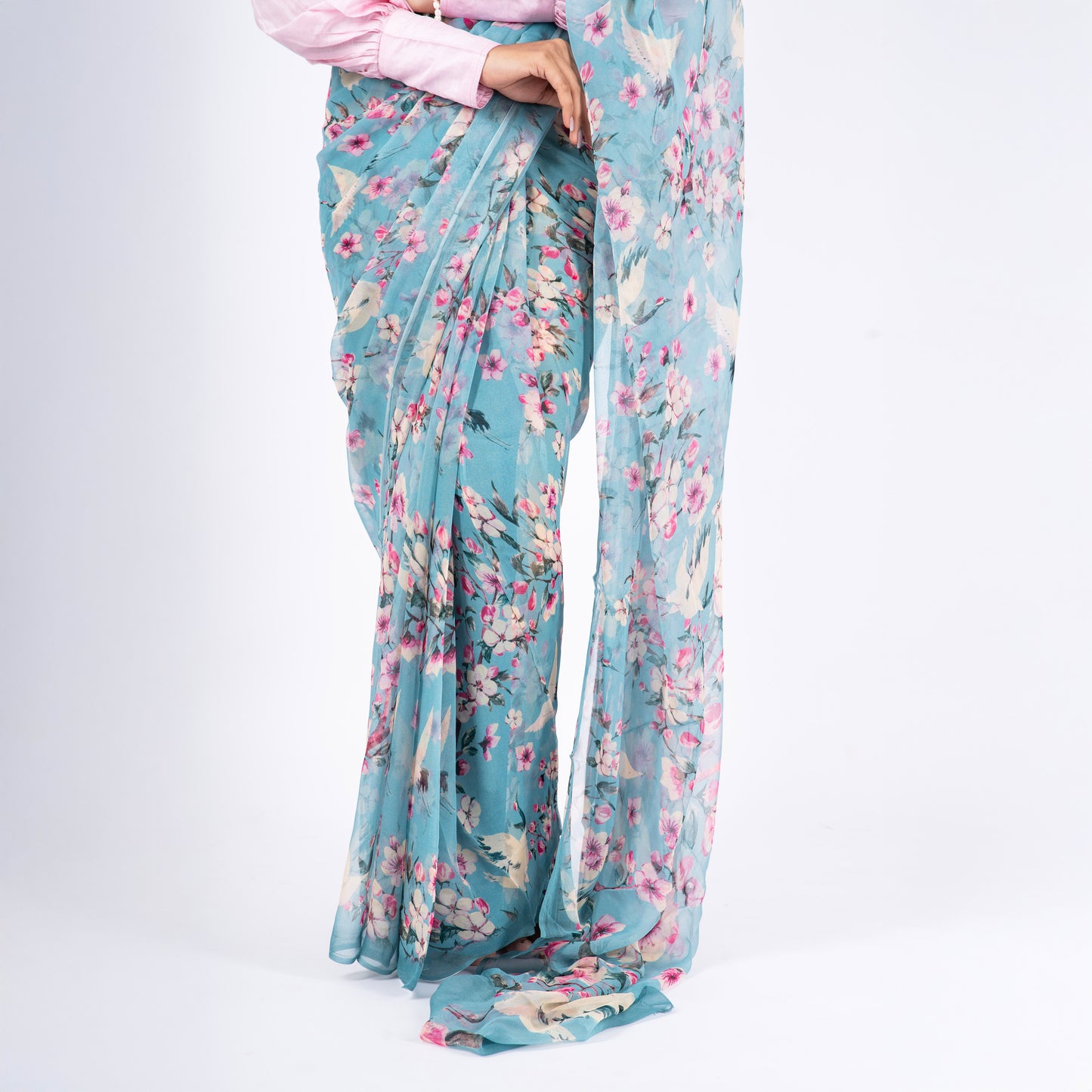 Sakura Pure Chiffon Saree