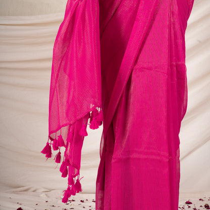 Rouge Mulmul Saree