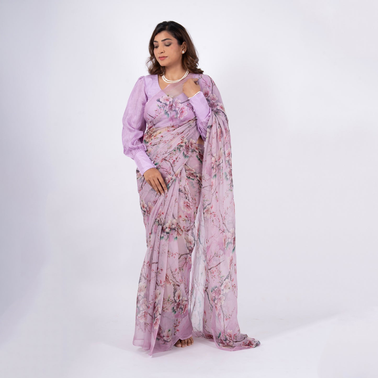 Amaris Pure Chiffon Saree