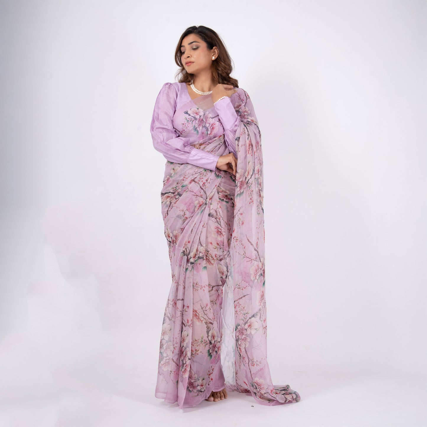 Amaris Pure Chiffon Saree