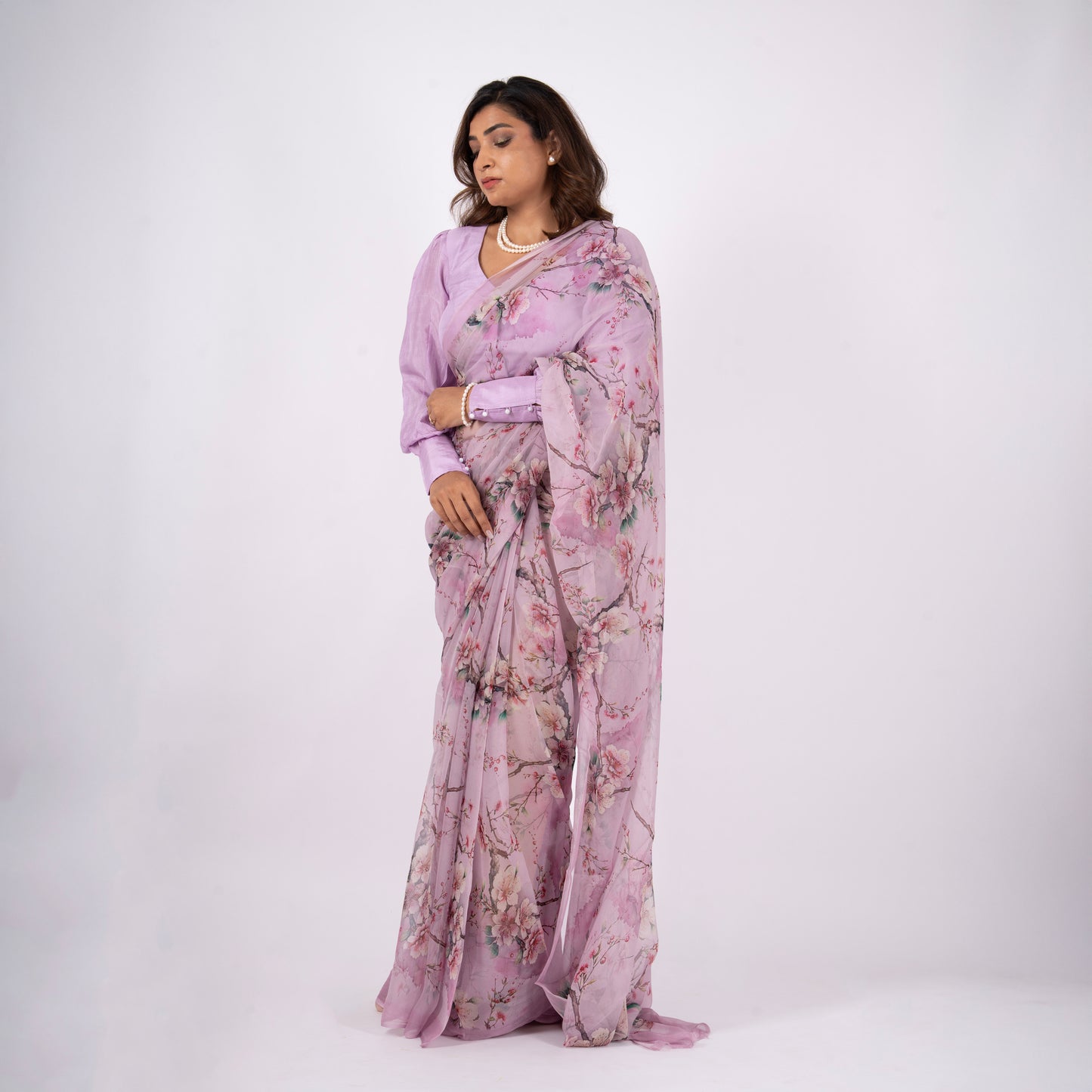 Amaris Pure Chiffon Saree