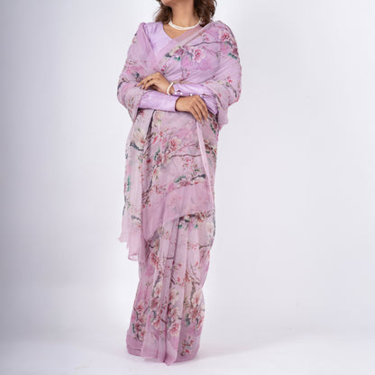 Amaris Pure Chiffon Saree