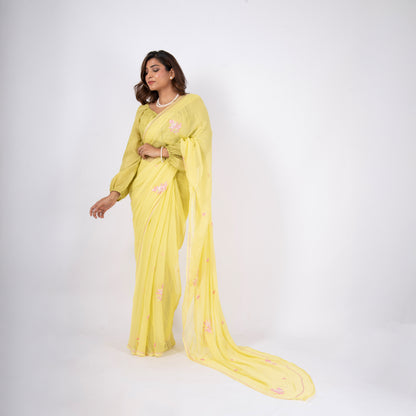Celina Pure Chiffon Saree