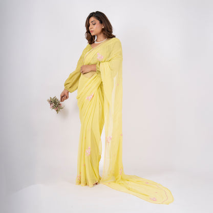 Celina Pure Chiffon Saree