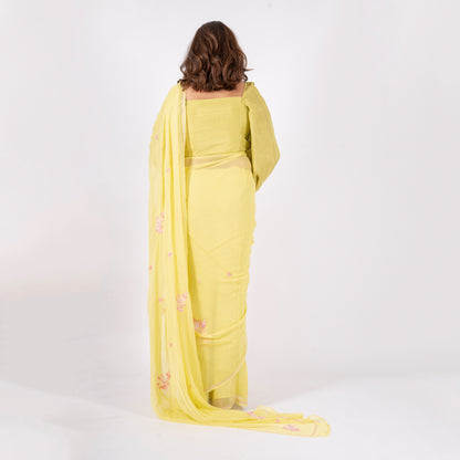 Celina Pure Chiffon Saree