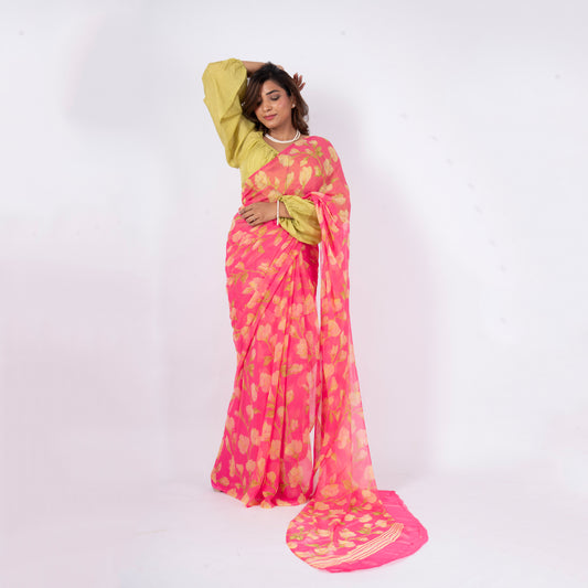 Elysia Pure Chiffon Saree