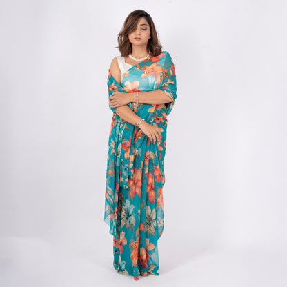 Veyona Pure Chiffon Saree