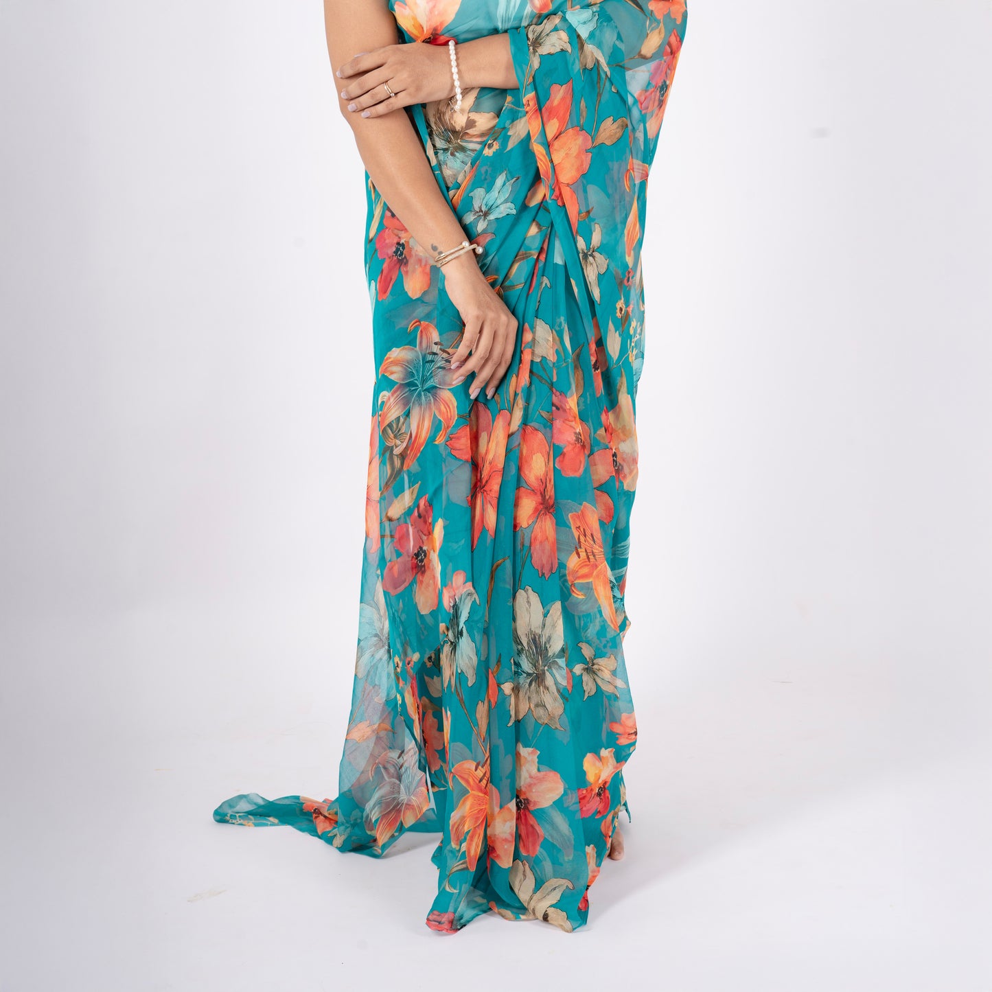 Veyona Pure Chiffon Saree