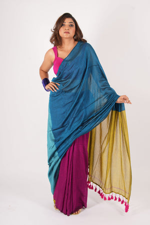 Full Swag Acrylic Cotton Saree