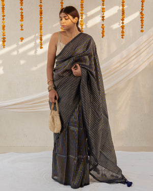 Raag Cotton Zari Saree