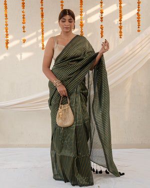Saaz Cotton Zari Saree