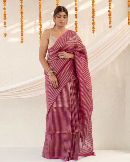 Meera Cotton Zari Saree