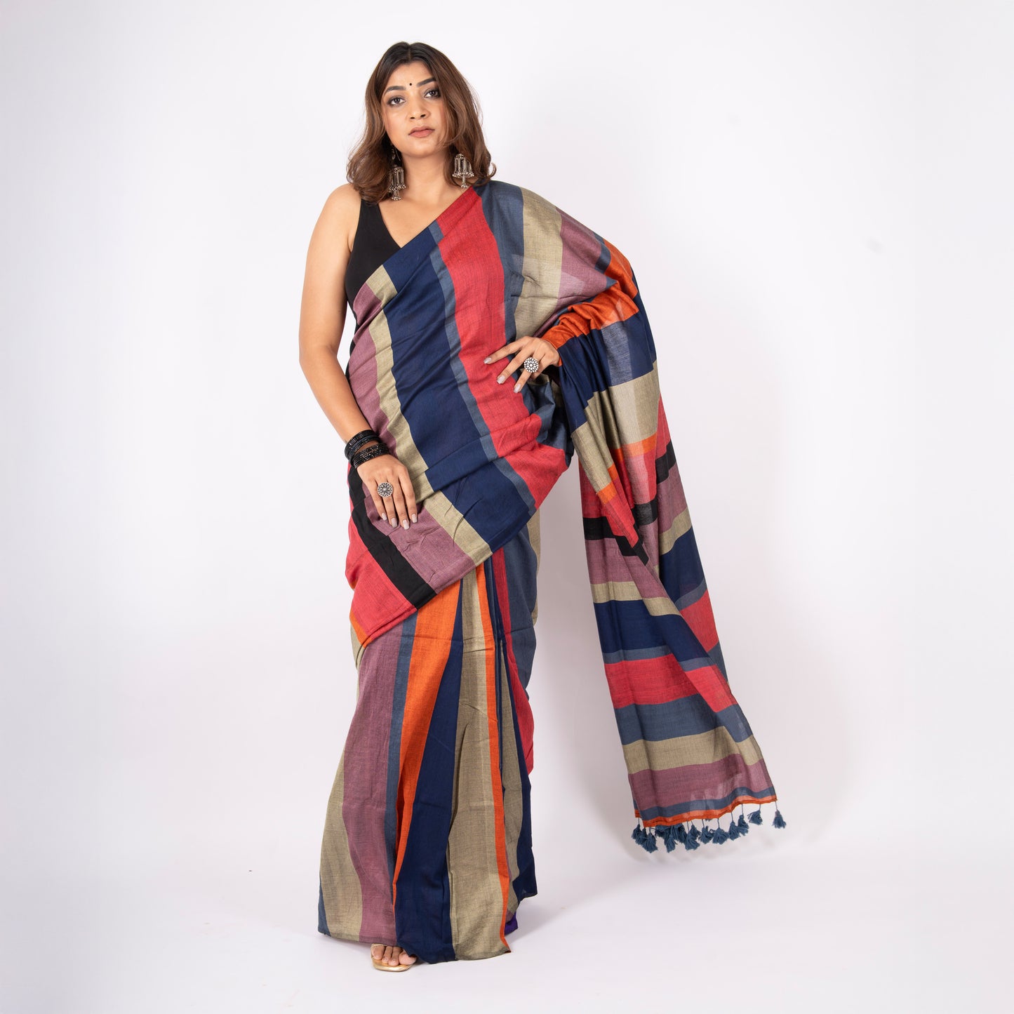 Urban Tide Acrylic Cotton Saree