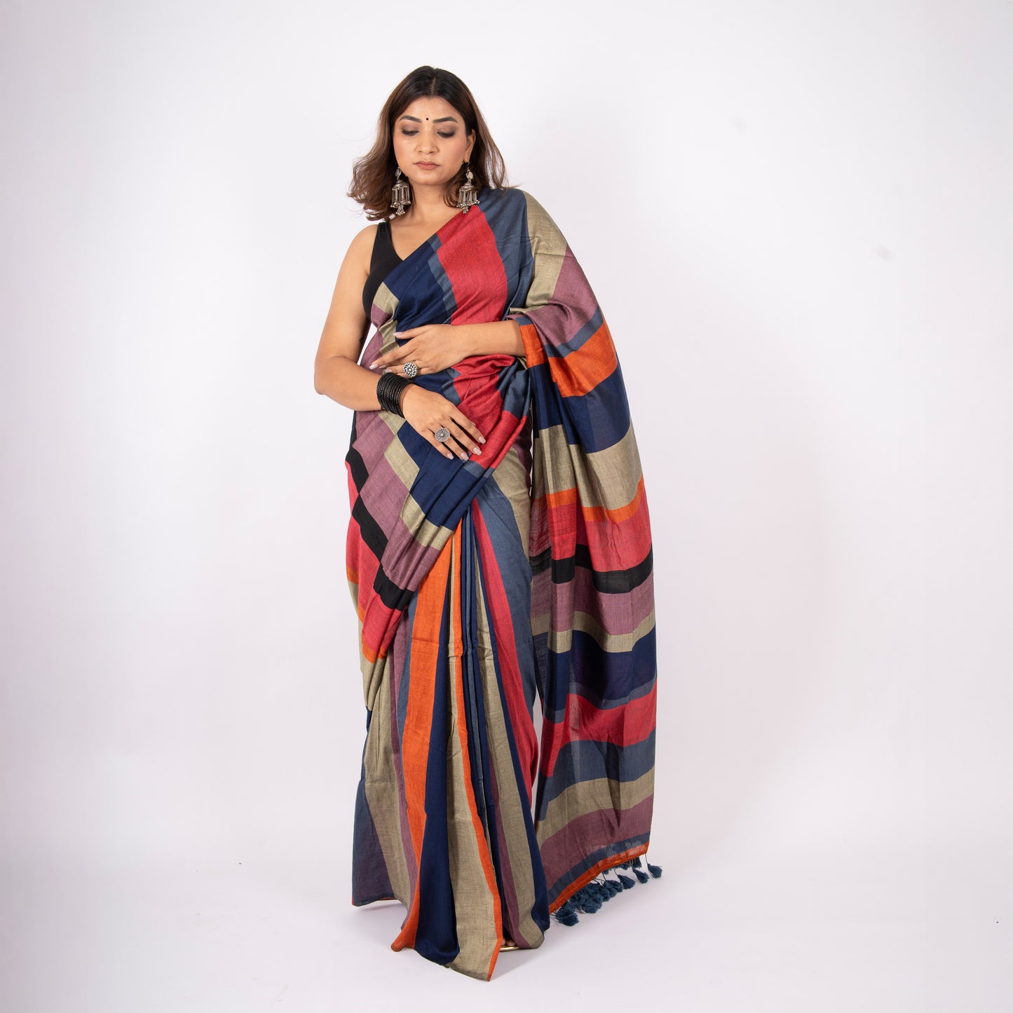 Urban Tide Acrylic Cotton Saree