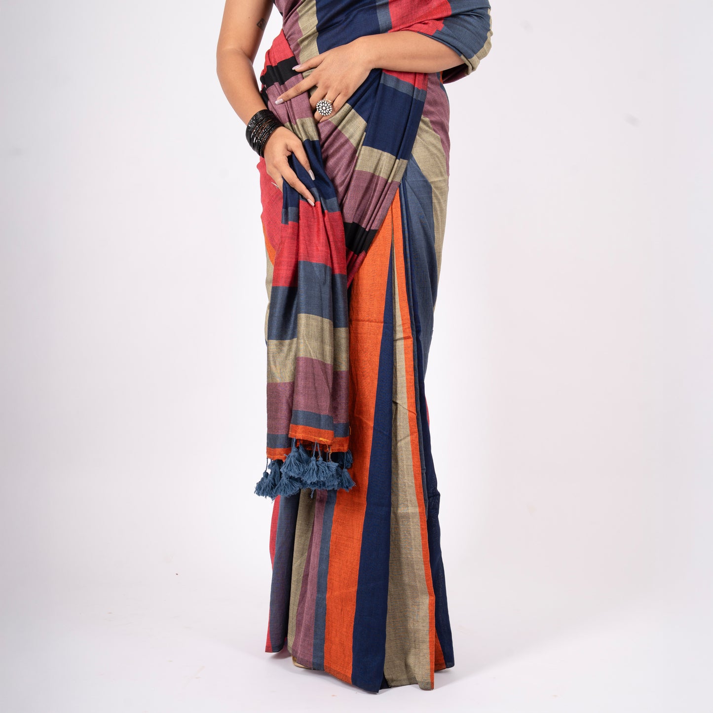 Urban Tide Acrylic Cotton Saree