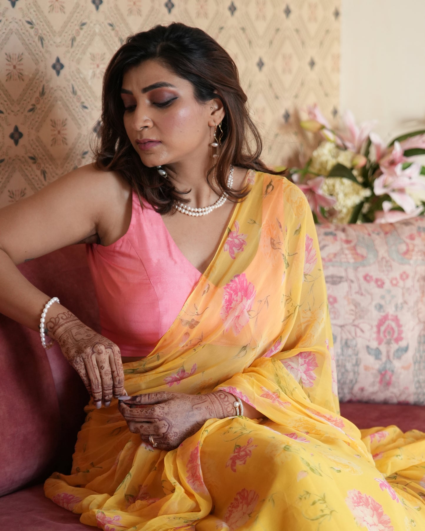 Liora Pure Chiffon Saree