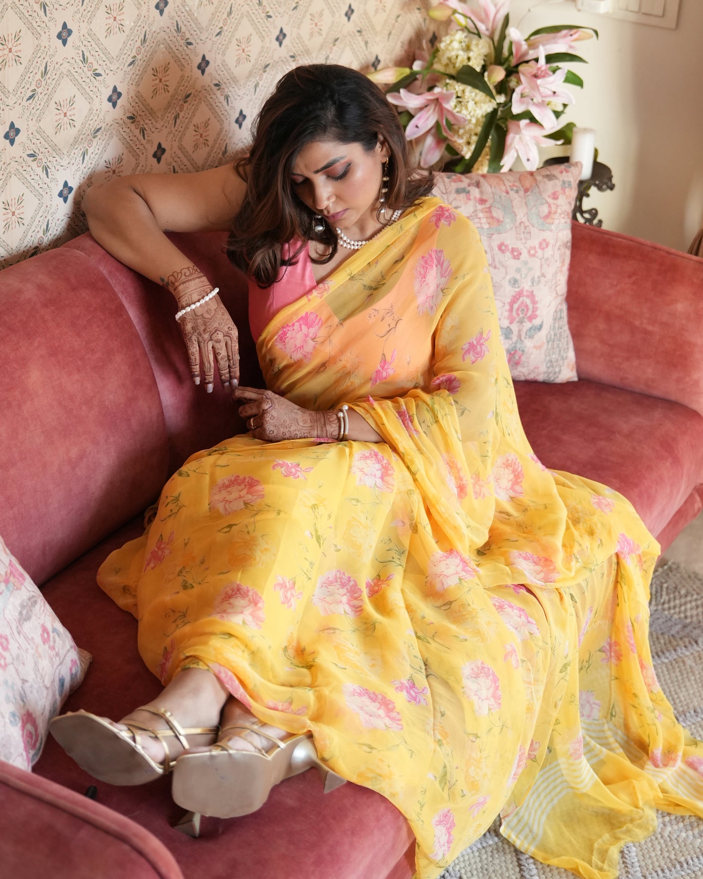 Liora Pure Chiffon Saree