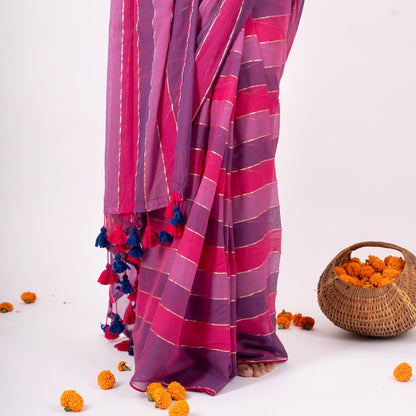 Abhira Cotton Zari Saree