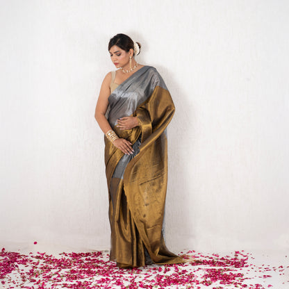 Amaira Mulmul Tissue Saree