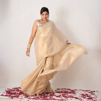 Meira Mulmul Tissue Saree