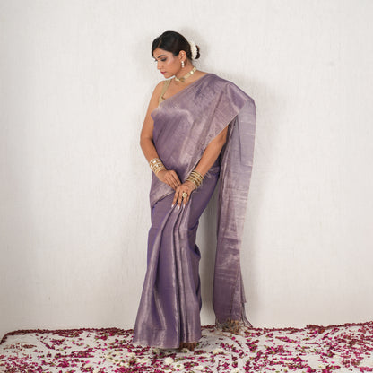 Tarini Mulmul Tissue Saree