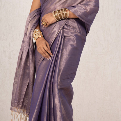 Tarini Mulmul Tissue Saree