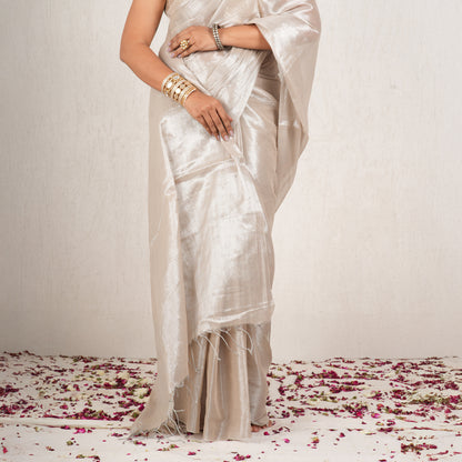 Shyra Mulmul Tissue Saree