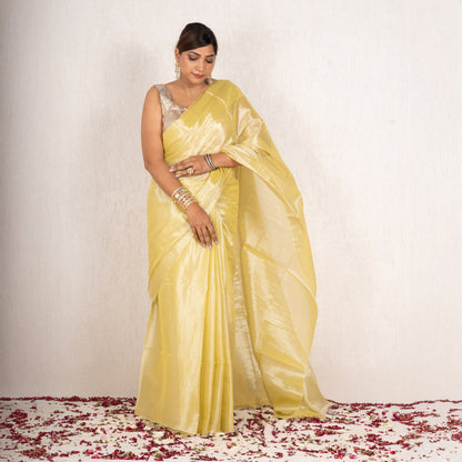 Navira Mulmul Tissue Saree