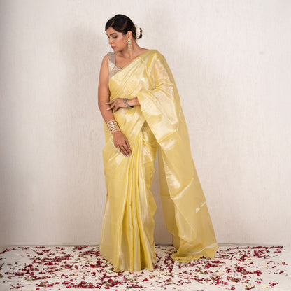 Navira Mulmul Tissue Saree