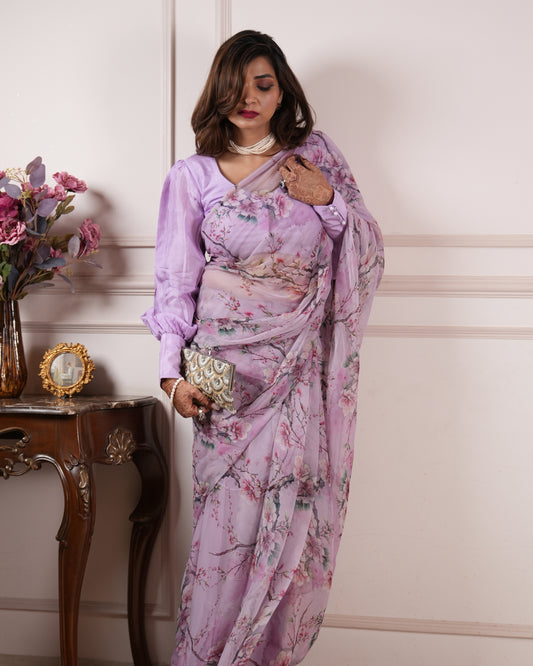 Amaris Pure Chiffon Saree